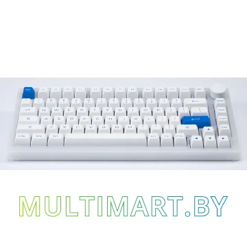 Клавиатура Akko PC75B Plus White & Blue (Akko CS Jelly Pink) картинка 2